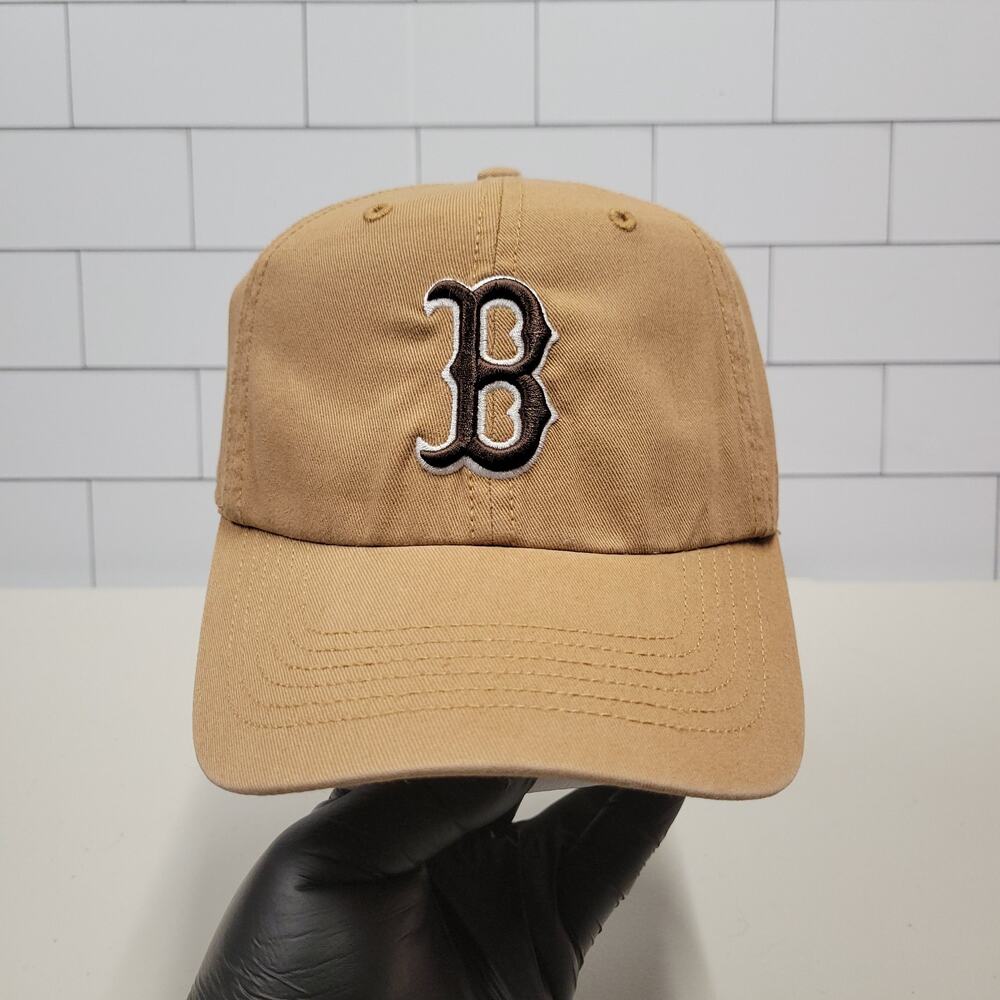 47 Brand Boston Red Sox Fenway Park Collection Fitted Hat Tan Brown Small MLB